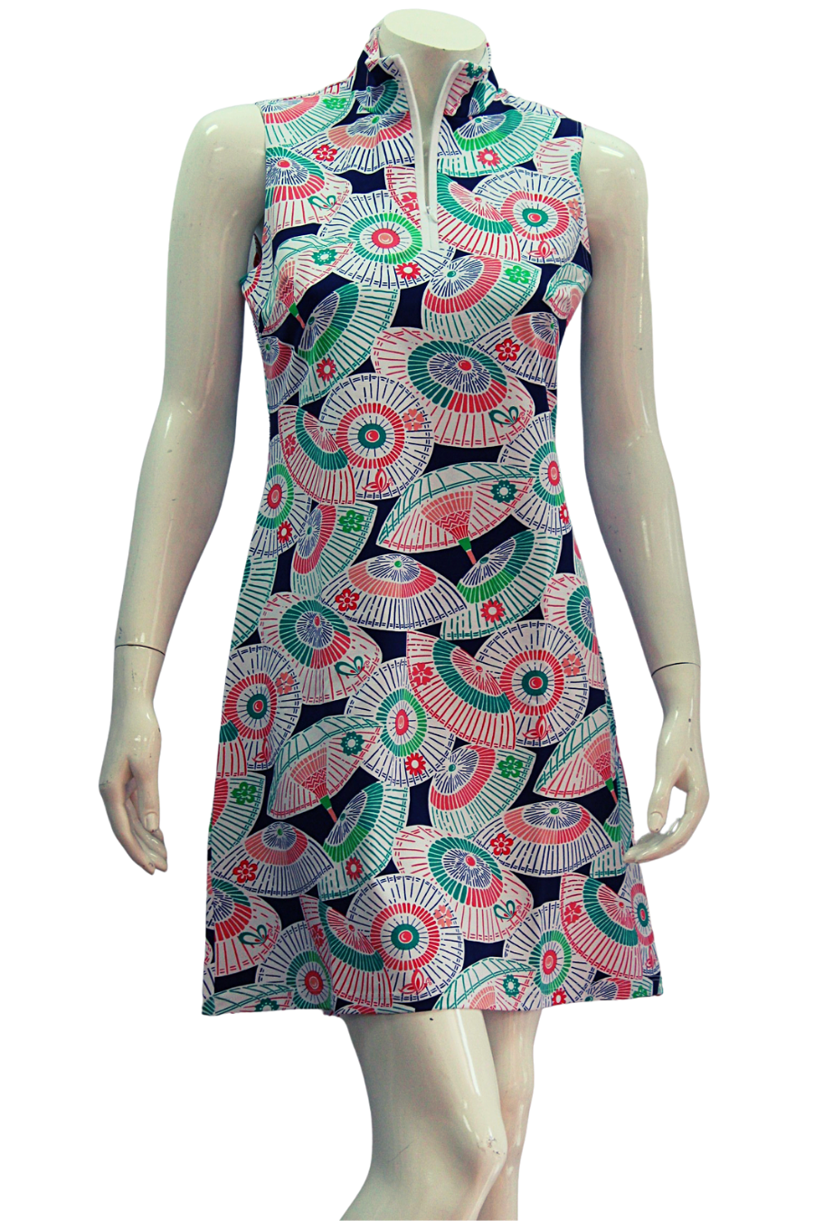 Delray Dress in Pippa Navy Melly M