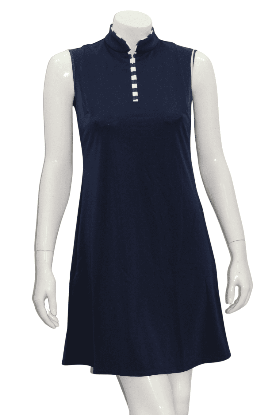 Vignette Madigan Dress- Navy Stripe